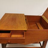 Roll table with storage, Danish design from the 60s