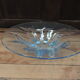 Fruit cup Blue glass centerpiece