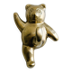Towel rack - metal bear coat rack.