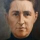 Antique painting from the early 1900s depicting a female portrait, signed by S.Bruno