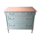 Commode redécorée couleur vert