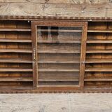Antique Burmese teak collector's wall display case