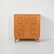 Scandinavian elm chest of drawers, 1950s