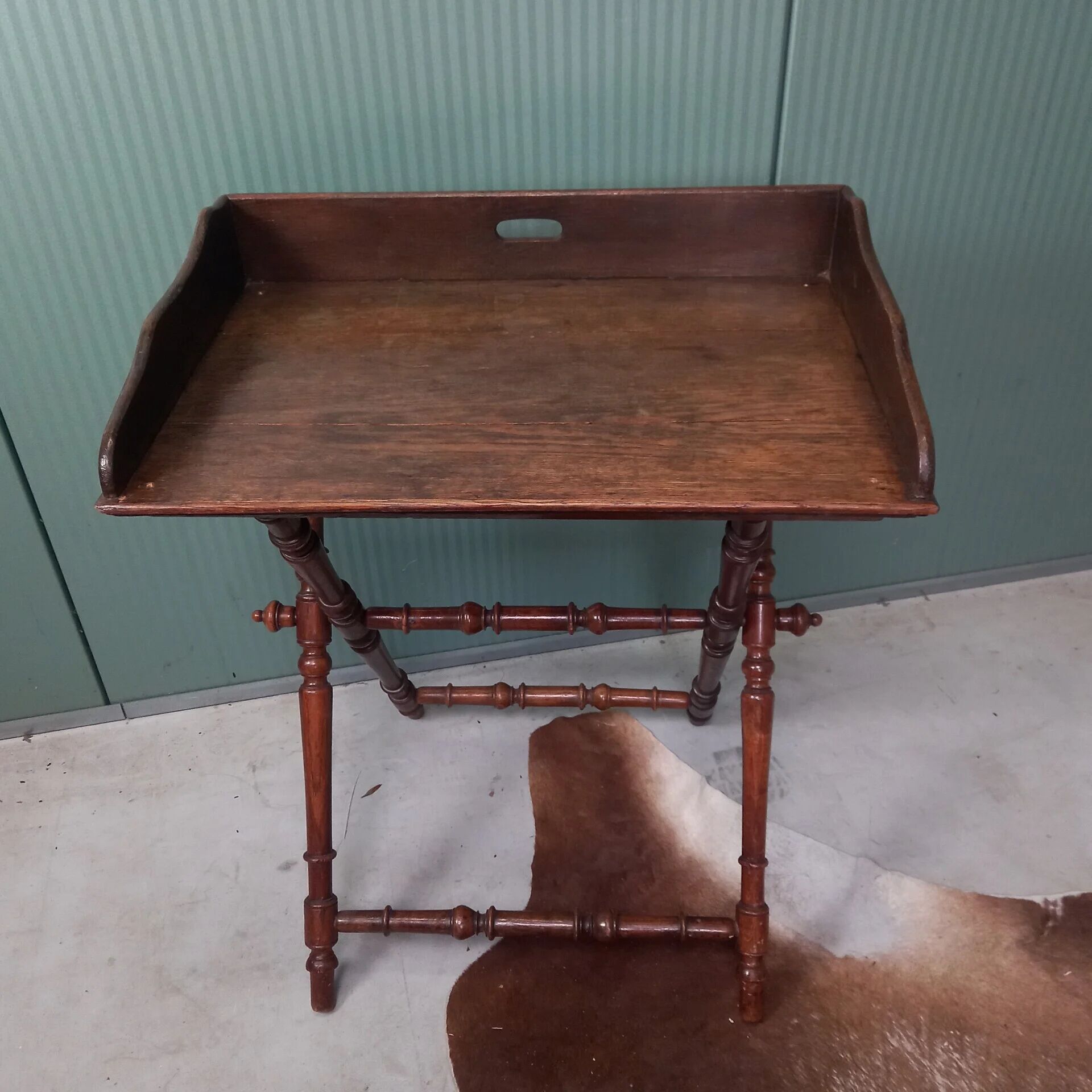 Georgian military campaign butler tray 19th century