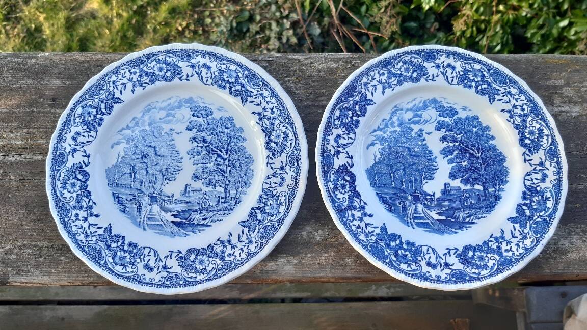 Set of 6 Royal Tudor dessert plates