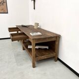 Comptoir ancien, table drapière des années 50