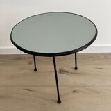 Metal tripod coffee table