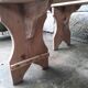Paire de bancs rustiques 265 cm