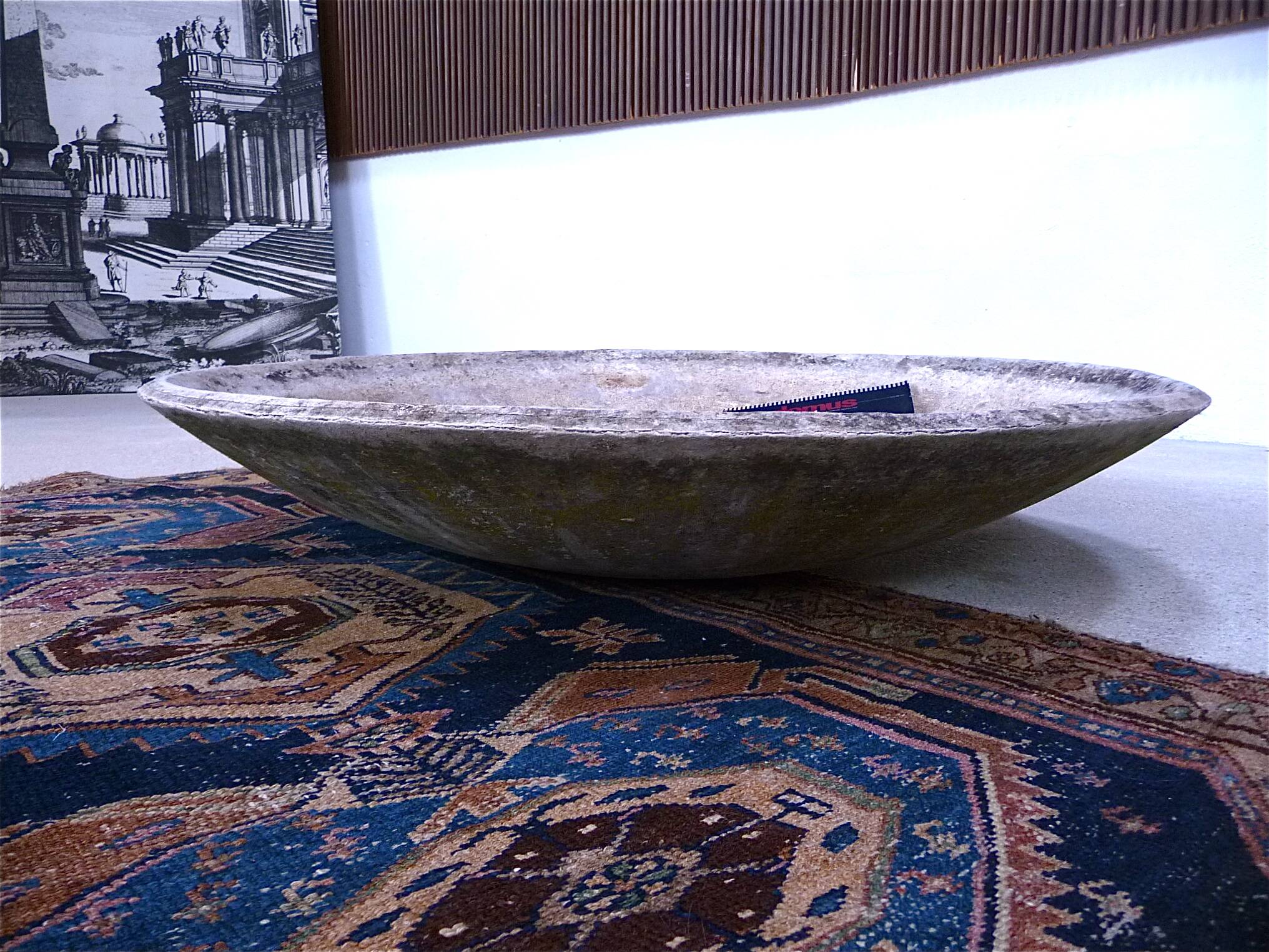 Large Round Outdoor Planter by René Pechère Eternit AG, Switzerland 1950s