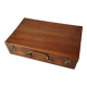 Old paint box wooden box with brass handle