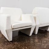 Geometric armchairs by LFM, Poland, 1970s