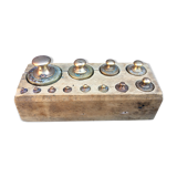 Old brass measuring weight