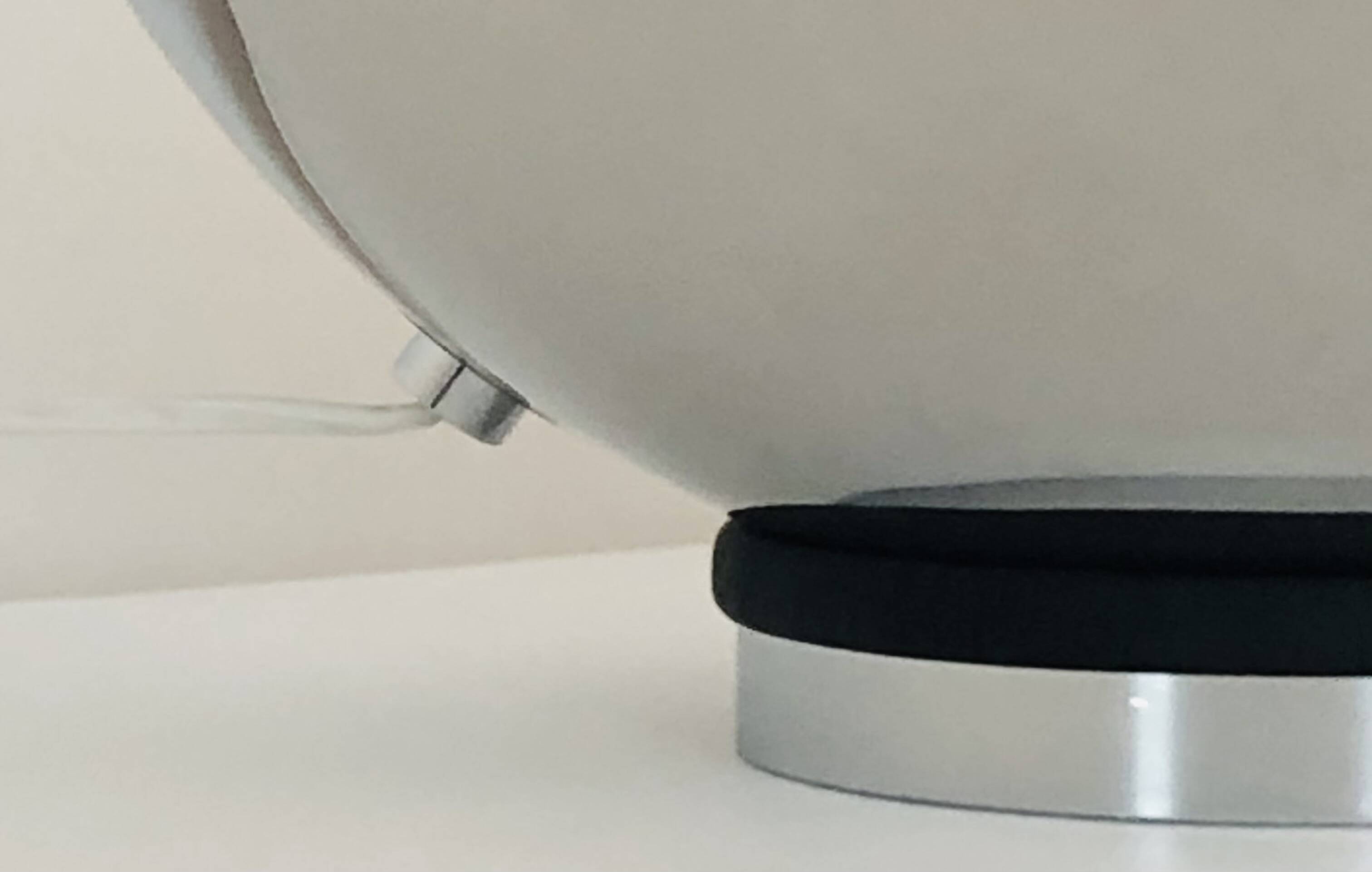 Eyeball mirror table lamp, Italy 1970s