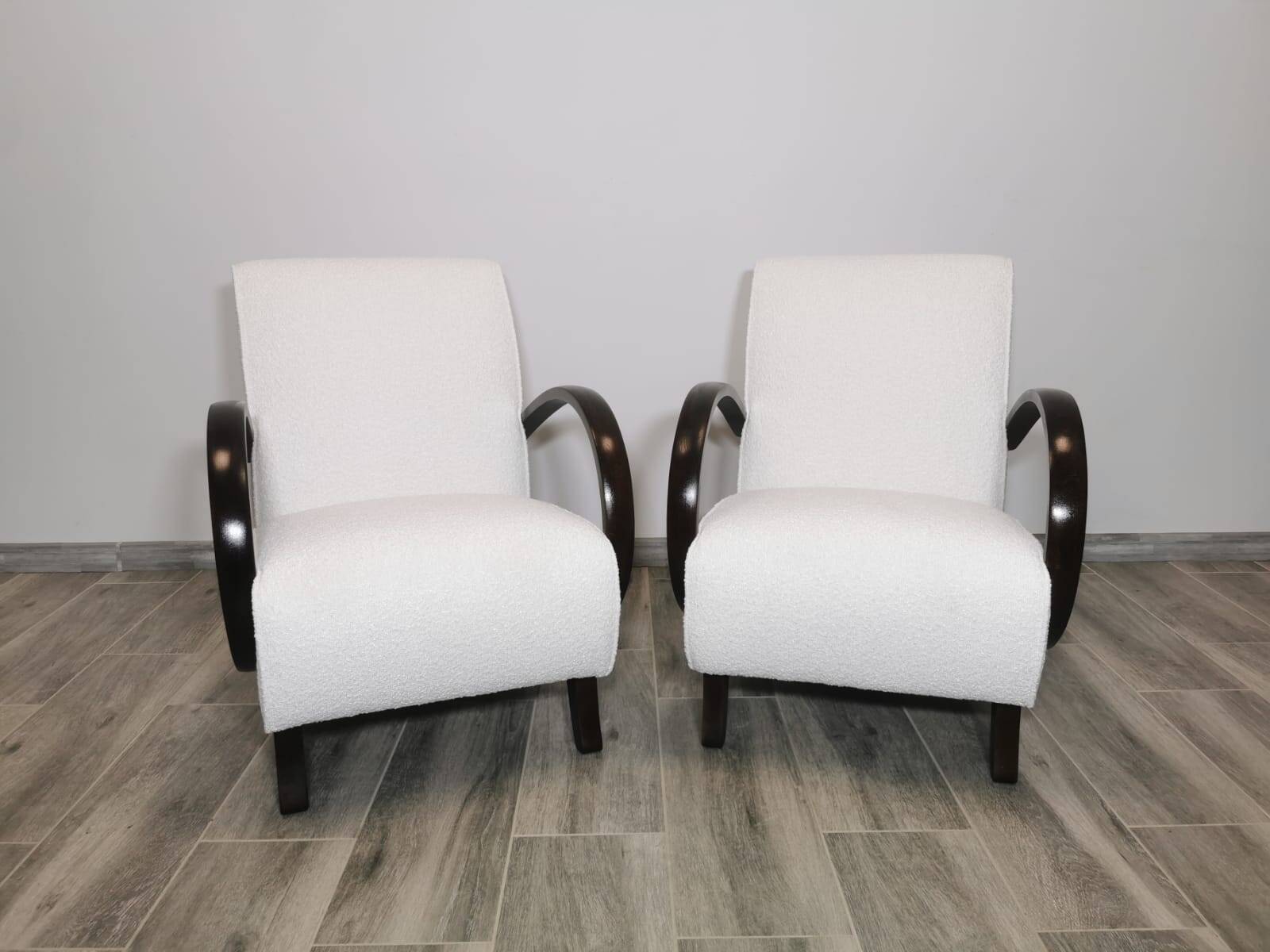 Armchairs by Jindrich Halabala, 1940s, Set of 2