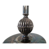 Art Deco table lamp in silver plate, 1930s Sweden