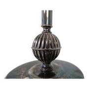 Art Deco table lamp in silver plate, 1930s Sweden