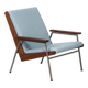 Vintage armchair model 2520 by Gelderland, blue upholstery, 1960s