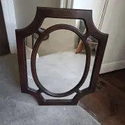 Art Deco mirror with beading