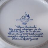 Plat rond limoges la porcelaine de la licorne Chine impériale