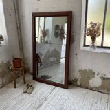 Late 19th XL wooden mirror
