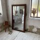 Late 19th century XL wooden mirror