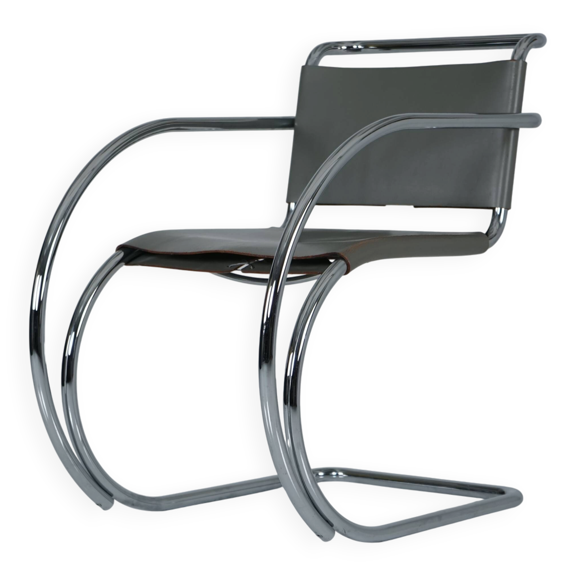 MR20 Tubular Steel Chair by Ludwig Mies van der Rohe for Knoll