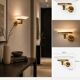 Jill Wall Light – Italian Design Arteluce 1980 – Brass & Opaline Glass