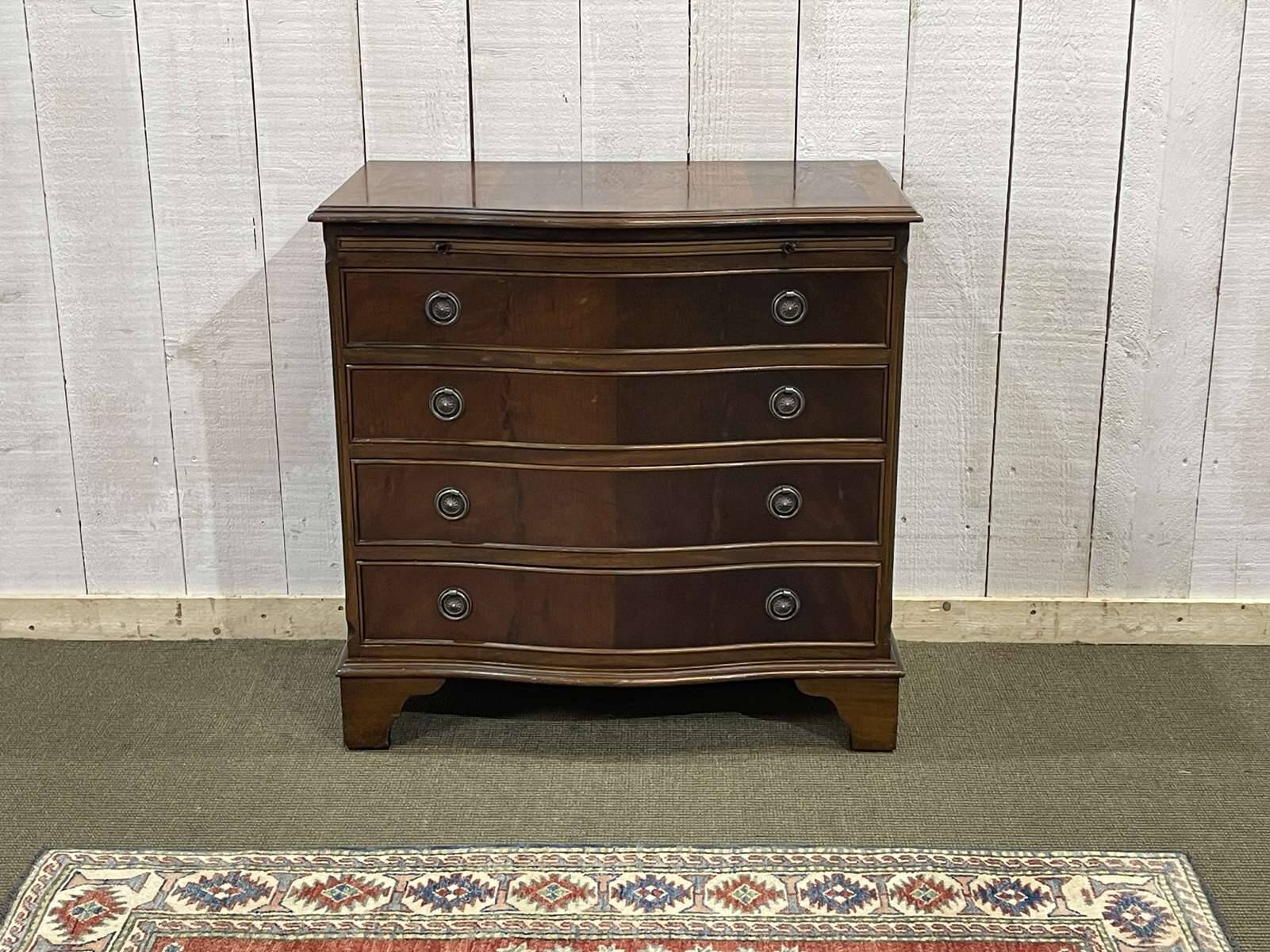 English mahogany commode from the 1950s.