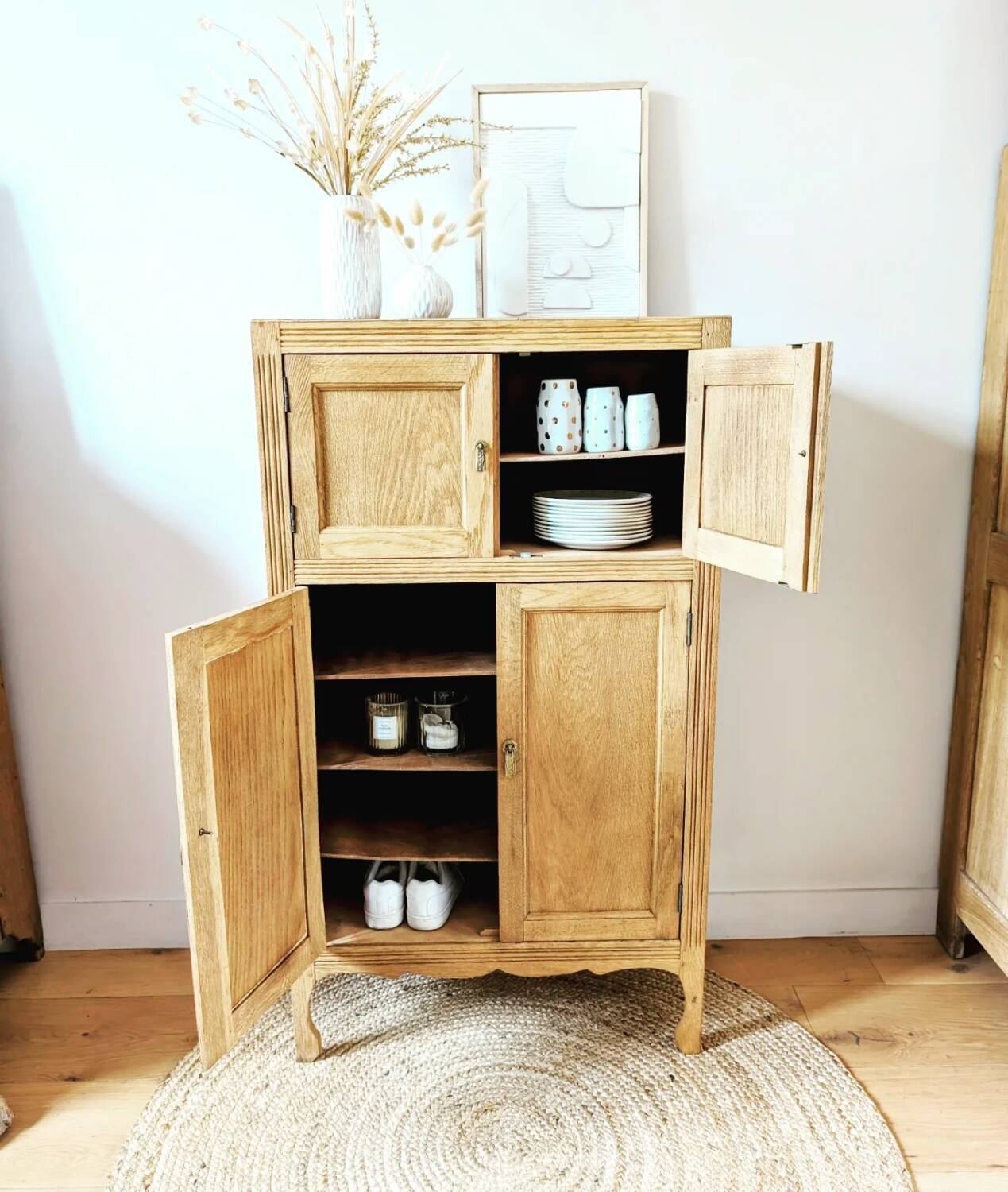 Art Deco oak sideboard