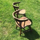 Lot of two CTC-stamped saloon chairs