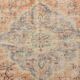 Apricot Tones Pastel Handwoven Turkish Vintage Carpet Rug, 177x273 Cm