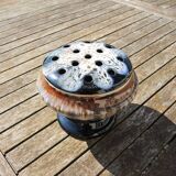 Antique Marbled Ceramic Flower Pick