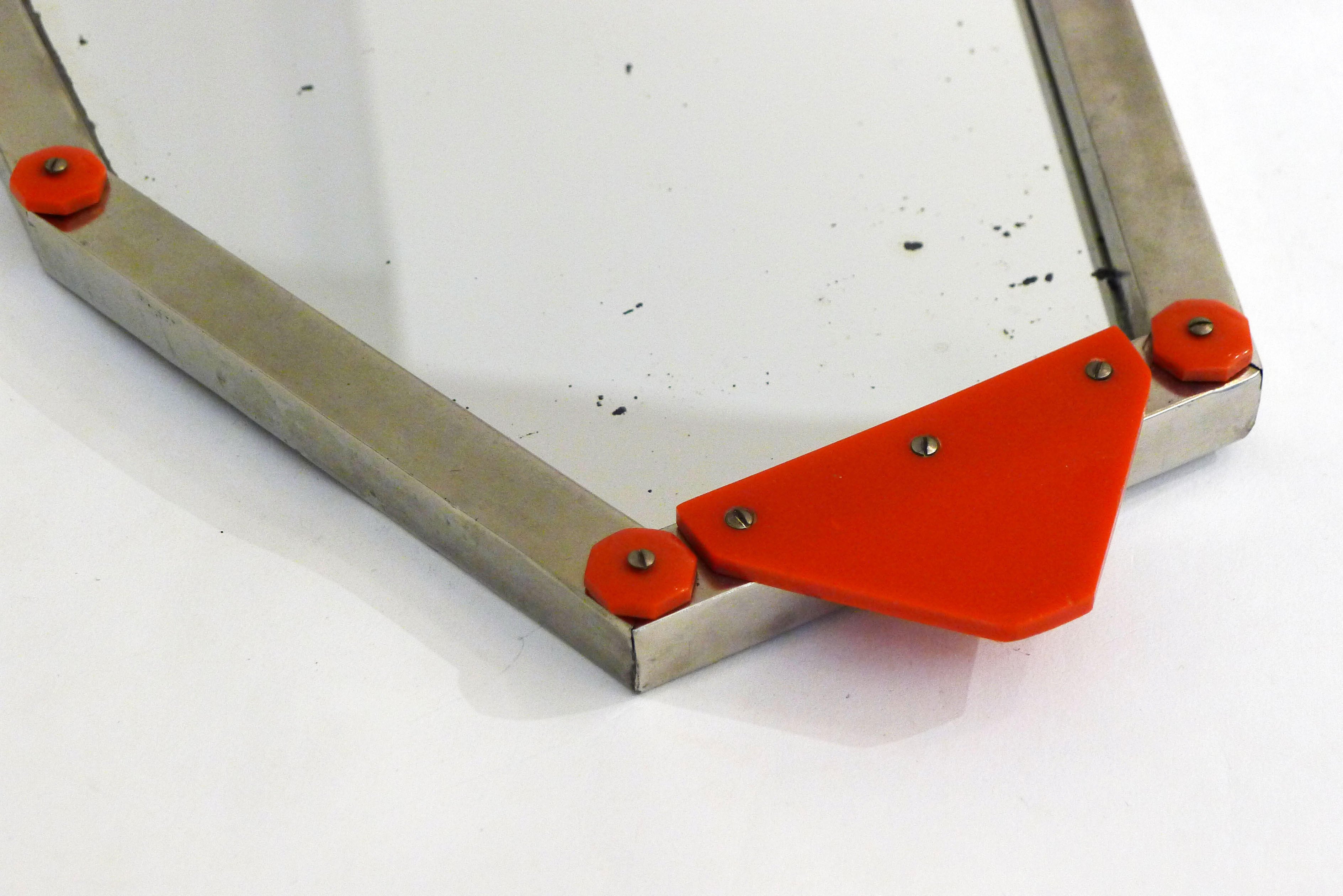 Modernist mirror tray