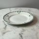 Set of 2 Saint Amand plates with laurel crown decoration.
