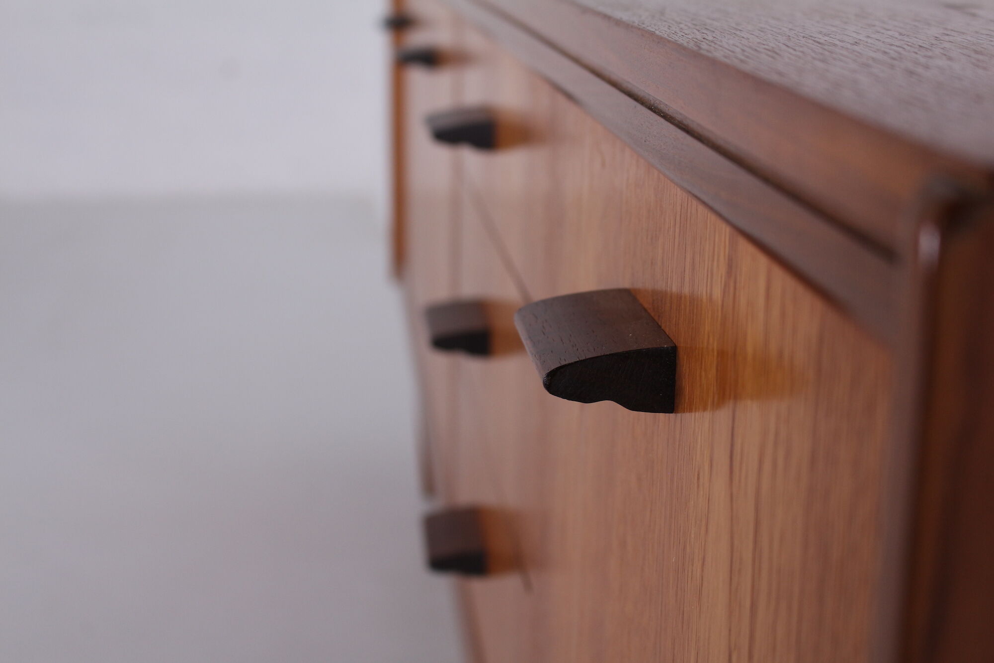Scandinavian sideboard with solid rosewood handles