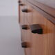 Scandinavian sideboard with solid rosewood handles