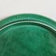 Green ceramic straw effect trivet