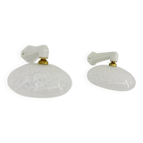 Art Deco porcelain wall lights