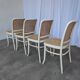 Set of 4 Thonet Style 811 Cane Chair: Josef Hoffman Mid-Century Modern Furn