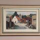 Original Swedish Oil on Panel – “Vitemölla” by Eskil Scans – Vintage
