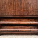 Art Deco walnut burl buffet