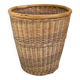 Large BASKET Vintage WICKER Wooden Rim