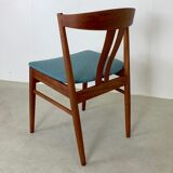Danish midcentury teak dining chair by Bramin