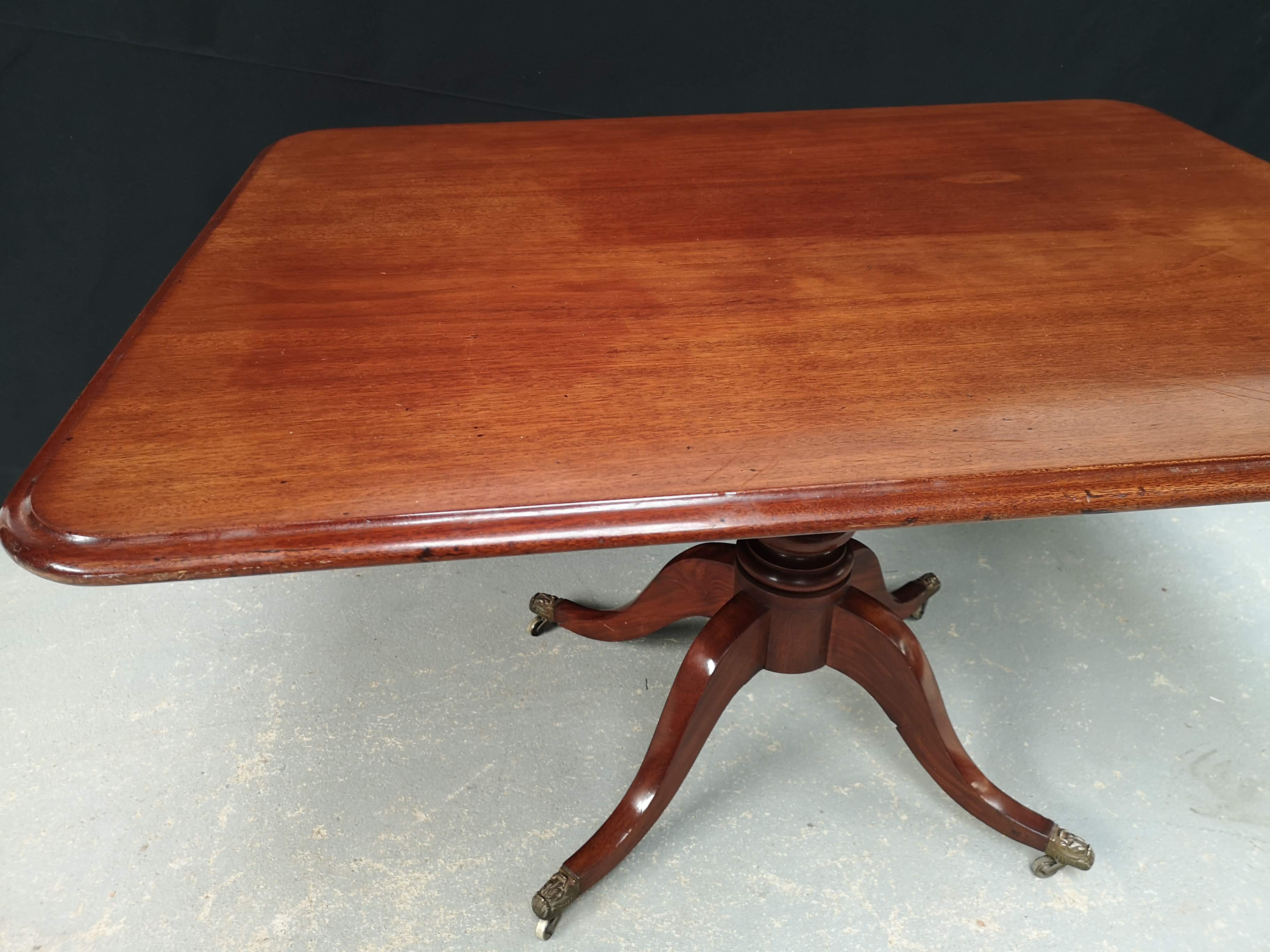 Mahogany English table