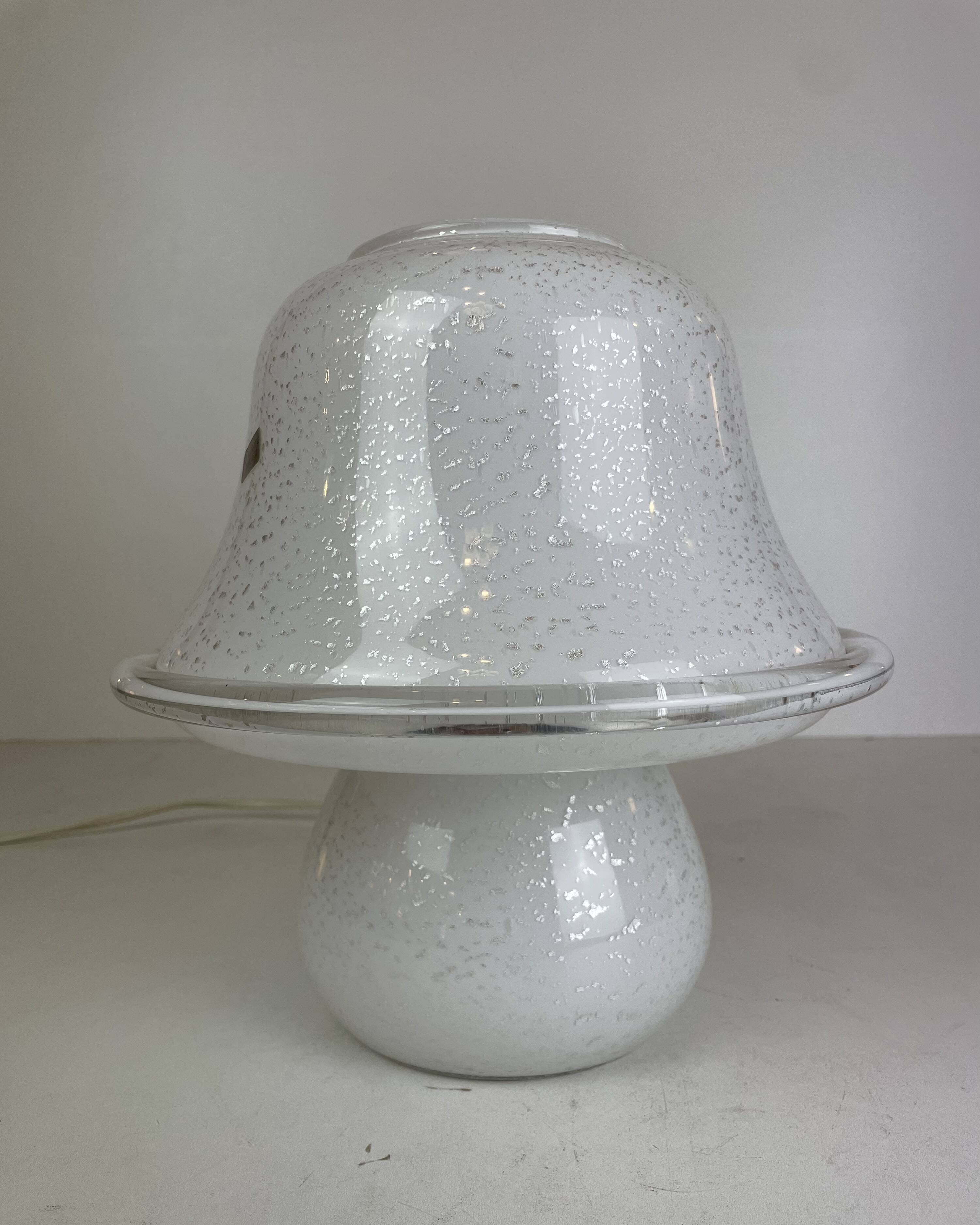 Mushroom Murano Table Lamp, 1980s