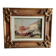 Marine Painting in Oil on Masonite, First Half of the 20th Century, Signed, Gilded Wooden Frame