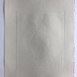 Emile gilioli (after), untitled, c. 1990. original engraving with stamp
