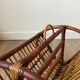Porte-revues rotin vintage