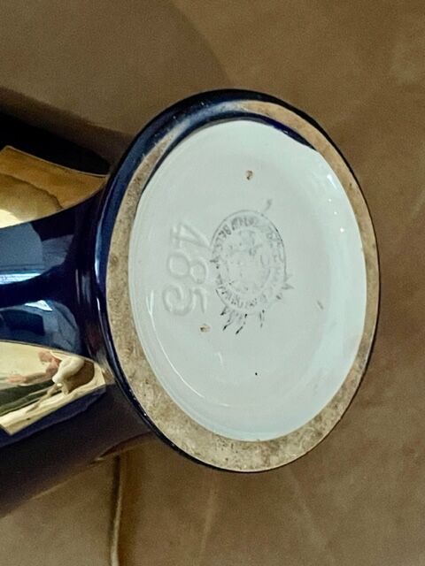 Art Deco lamp Boch la Louvière ceramic