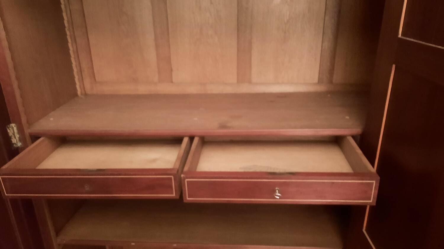 Old art deco style wardrobe